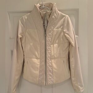 Lululemon fleece jacket size 4, cream